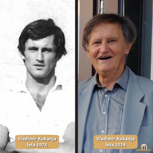 Vladimir Kukanja mlajši v igralskih letih in leta 2024. Vladimir Kukanja mlajši v igralskih letih in leta 2024.