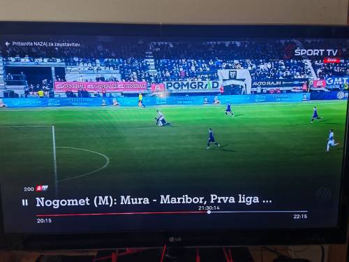 Sporna situacija na tekmi Mura : Maribor.