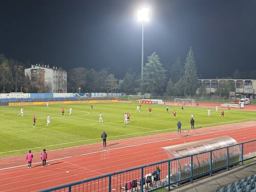 Utrinek s tekme med Primorjem in Muro.