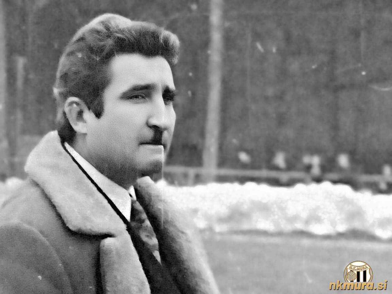 Stevo Pozder leta 1972 na stadionu Mure v Fazaneriji.