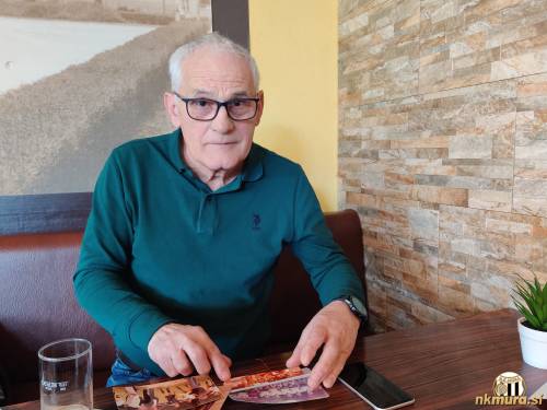 Vladimir Vlaškalić leta 2025 ob obujanju svojih nogometnih spominov.