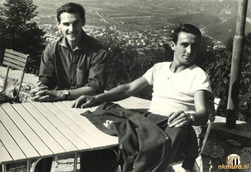 Emil Miloševič (desno) in Anton Šarotar na hribu Sabotin pri Novi Gorici. Fotografija je nastala v šestdesetih letih pred tekmo z Gorico. Emil Miloševič (desno) in Anton Šarotar na hribu Sabotin pri Novi Gorici. Fotografija je nastala v šestdesetih letih pred tekmo z Gorico.