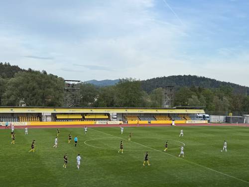 Utrinek s tekme Radomlje : Mura. Utrinek s tekme Radomlje : Mura.