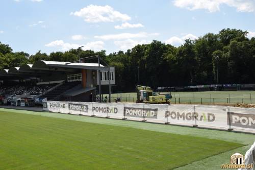 Gradbišče na Fazaneriji. Gradbišče na Fazaneriji.