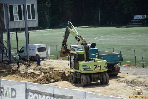 Gradbišče na Fazaneriji. Gradbišče na Fazaneriji.