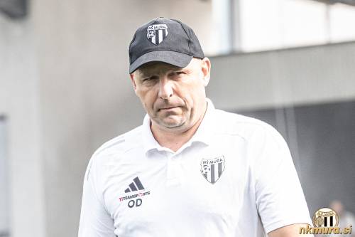 Oskar Drobne 22. septembra 2024 na tekmi Koper : Mura.