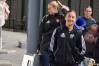 Prihod murašic na dopoldanski trening, ki je bil dan pred tekmo z beloruskim  Dinamom. V ospredju je Yana Malakhova. Prihod murašic na dopoldanski trening, ki je bil dan pred tekmo z beloruskim  Dinamom. V ospredju je Yana Malakhova.