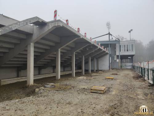 Severozahodna tribuna.