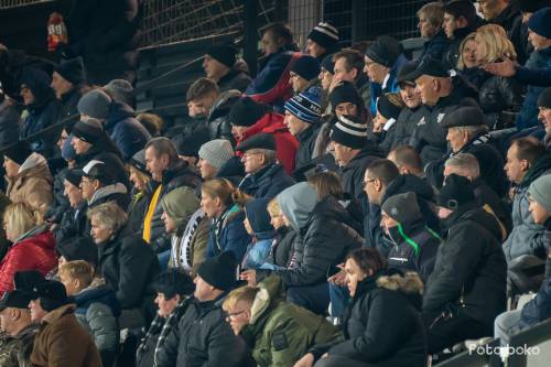 Tekmo med Muro in Nordsjællandom si je ogledalo okrog 500 gledalcev.