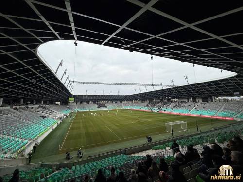 Prizor s tekme med Olimpijo in Muro.