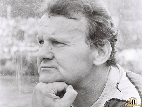 Miloš Šoškič kot trener Mure na prvi evropski tekmi na Fazaneriji. Fotografija je nastala 23. avgusta 1994 na tekmi Mura : Aarau.