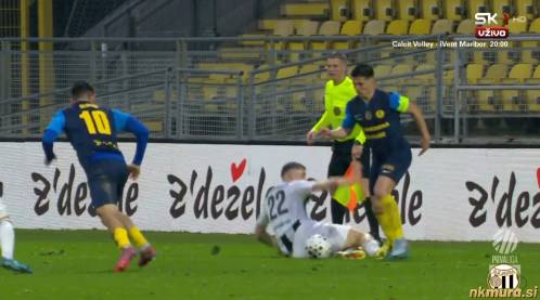 Prekršek Ajhmajerja za rdeči karton.