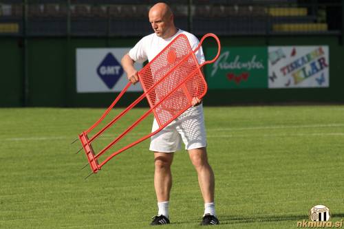Robert Pevnik na treningu.