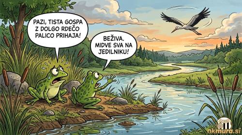 Žabe na jedilniku.