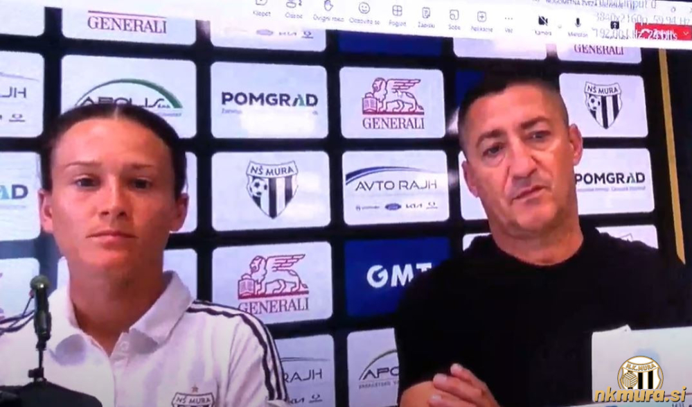 Špela Kolbl in Vladimir Kokol na novinarski konferenci NZS pred pričetkom 1. SŽNL. Špela Kolbl in Vladimir Kokol na novinarski konferenci NZS pred pričetkom 1. SŽNL.