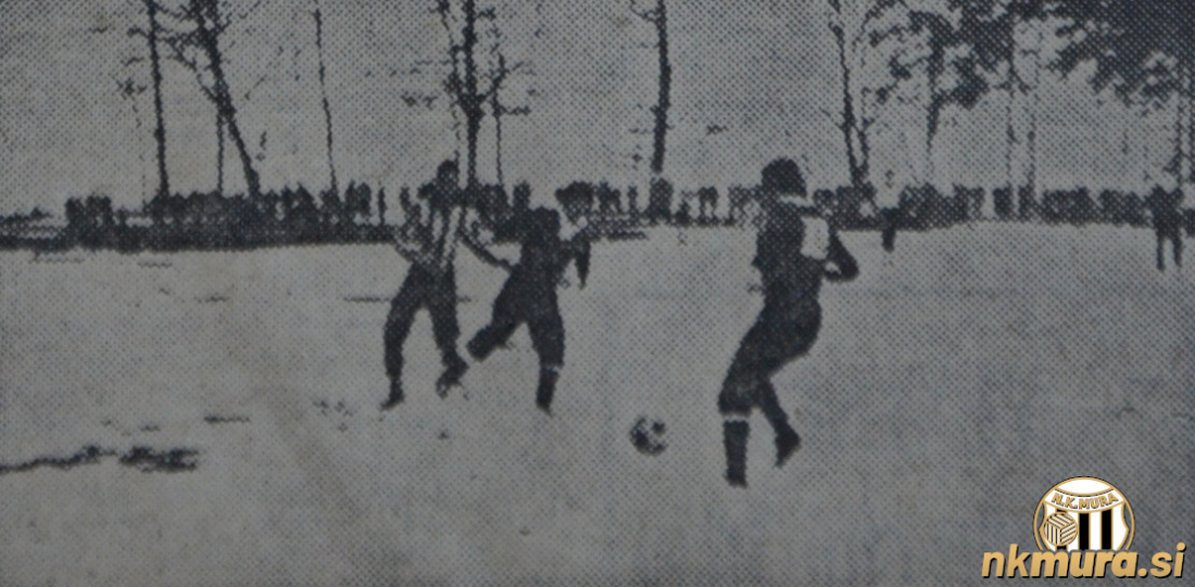 Dvoboj Mure in Maribora na snegu.