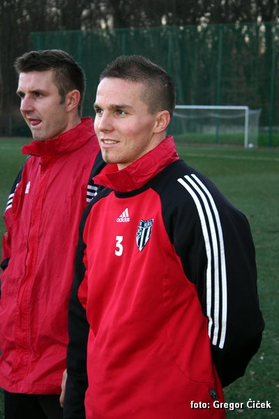 Marko Fajdiga in Denis Žilavec.