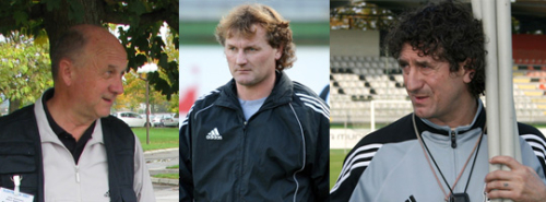 Od leve: Stanko Maučec, Franc Cifer in Zlatko Gabor.