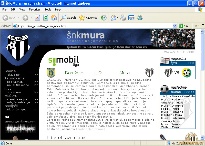 Leta 2002 je sledil nov dizajn. Leta 2002 je sledil nov dizajn.