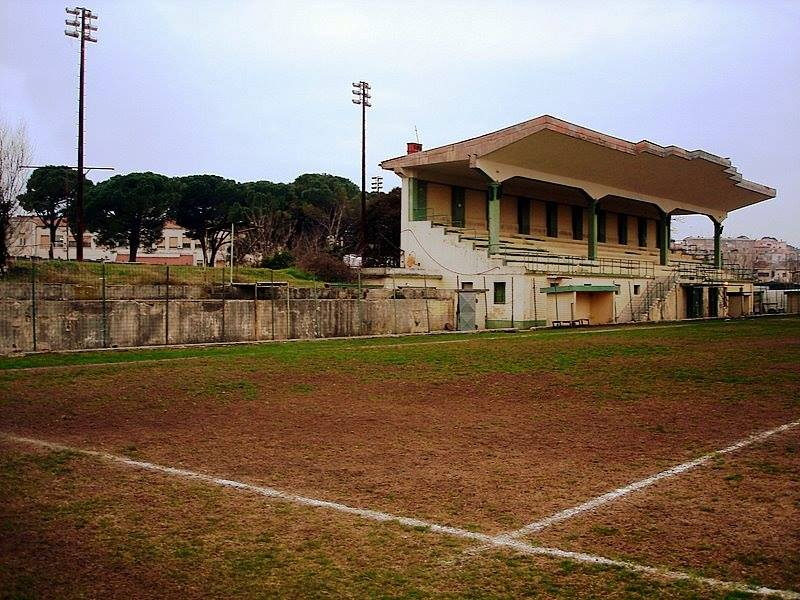 Stadion v Puli na katerem je Mura igrala tekmo II. zvezne lige proti Istri.